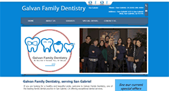 Desktop Screenshot of galvanfamilydentistry.com